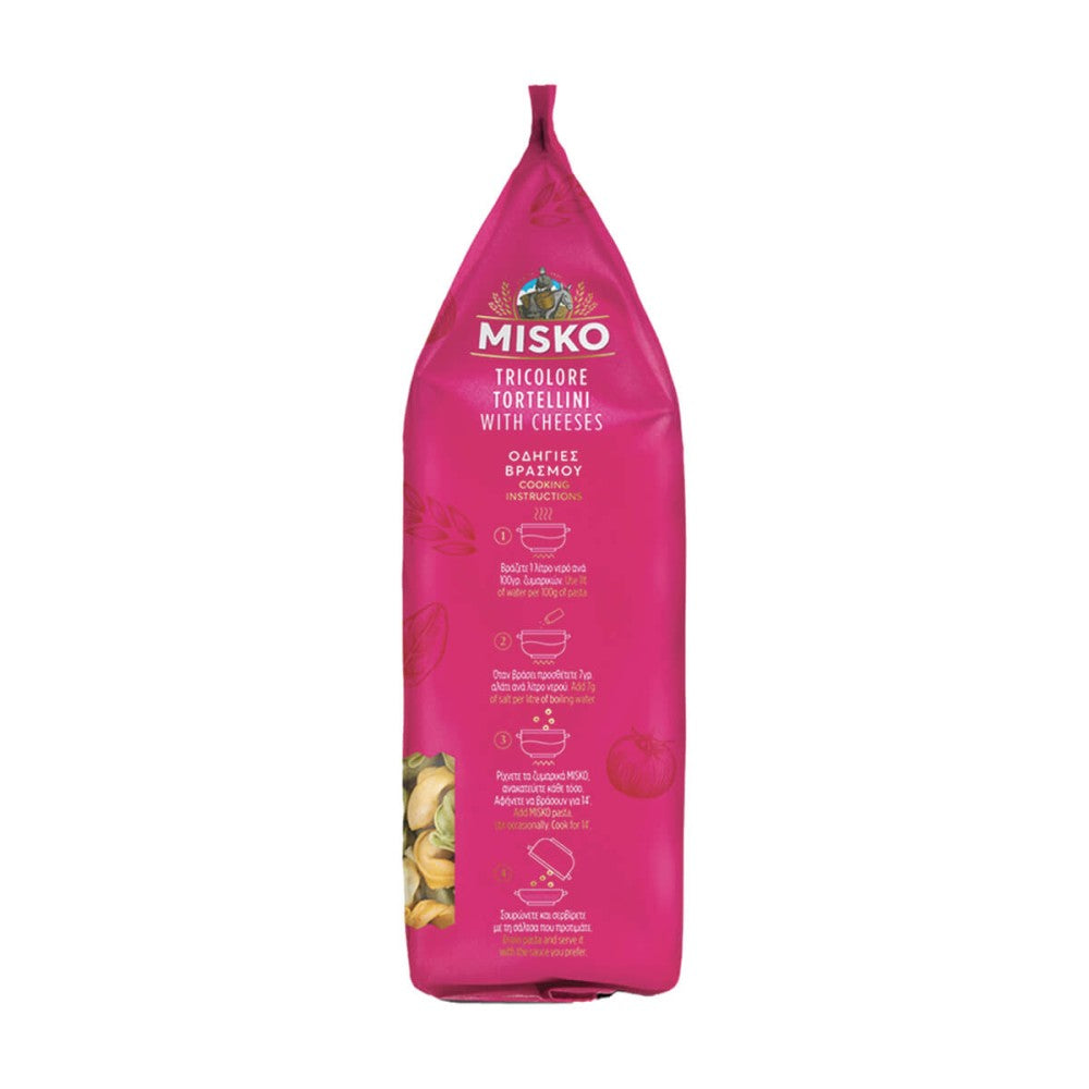 Misko Τορτελλίνι Tricolore Με Τυρί 250g