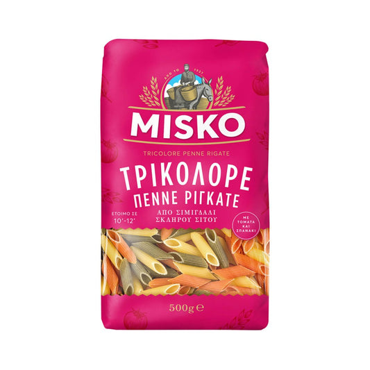Misko Penne Rigate Tricolore 500g