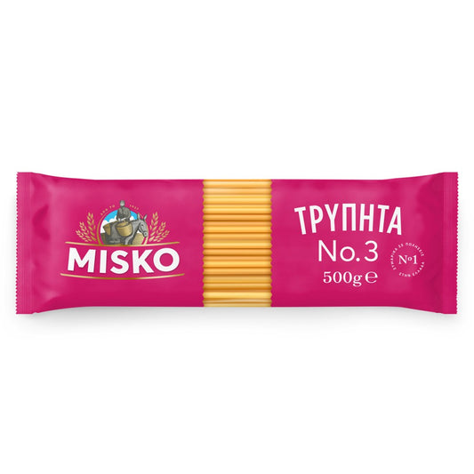 Misko Μακαρόνια Σπαγγέτι Τρυπητά No.3 500gr