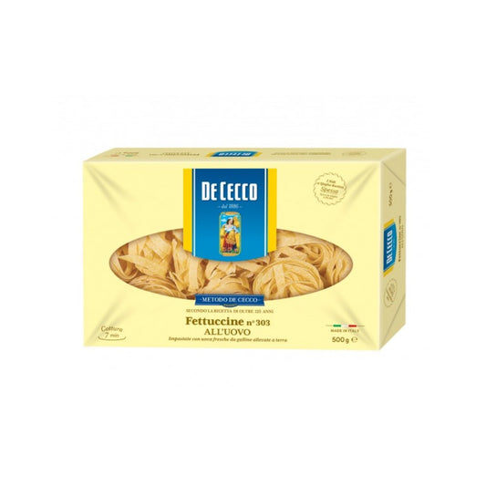 De Cecco Nidi Fettuccine No.303 Με Αυγό 500gr